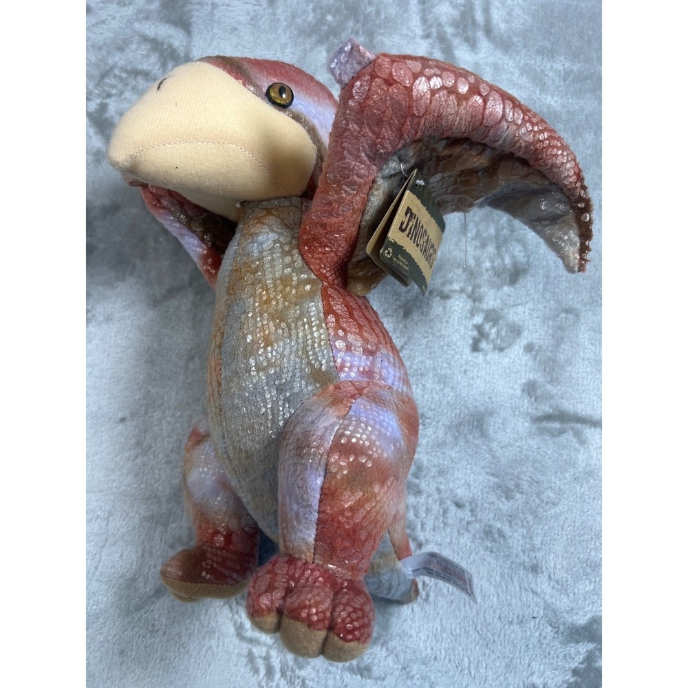 Aurora World Pteranodon Dinosaur Plush‎ Shimmer Scaly Red Orange Purple NWT 2022